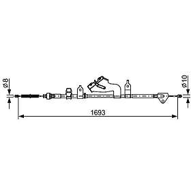 Bosch Vajer, parkeringsbroms 1 987 482 657