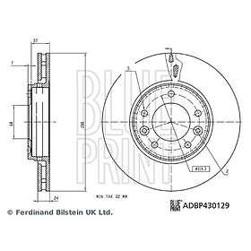Blue Print Bromsskiva ADBP430129