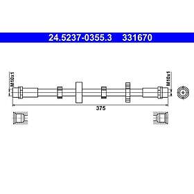 ATE Bromsslang 24,5237-0355,3