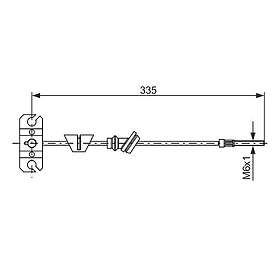 Bosch Vajer, parkeringsbroms 1 987 482 225