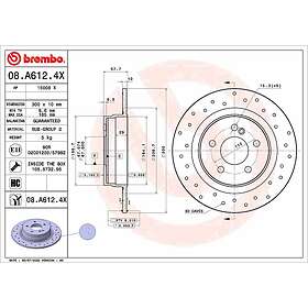 Brembo Bromsskiva 08.A612.4X