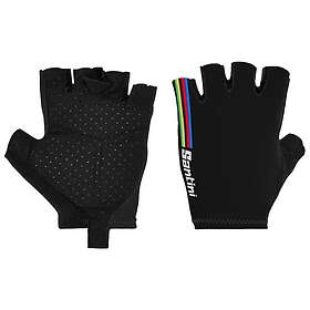 Santini Uci Official World Champion 2023 Short Gloves Flerfärgad L Man
