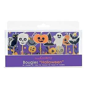 ScrapCooking Birthday Candles Halloween 8-pack
