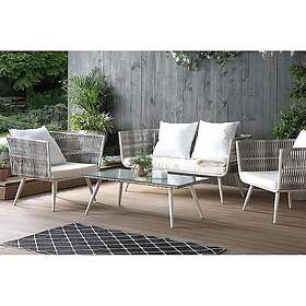 deNoord Loungegrupp Ragusa Utomhus 156 cm 1012450