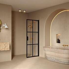 Hietakari Duschdörr Bläk 738 Paris Vändbar 738-91-4