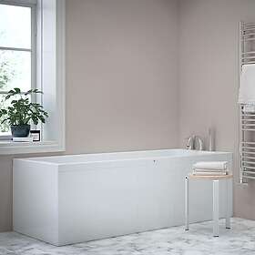 Nordhem L-Panel till Badekar Saltholmen L-panel Till 1700x700 Vit Nordurit PL177