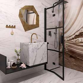 Hietakari Duschdörr Bläk 882 Tokyo Vikbar 882-91-1