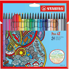 Stabilo Filtspetspennor Premium 24-pack