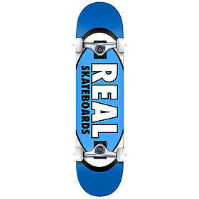 Real Classic Oval Komplett Skateboard (Bleu) Blå 7,75"