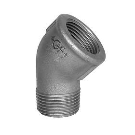 Georg-Fischer Elbow 45° black med f 2