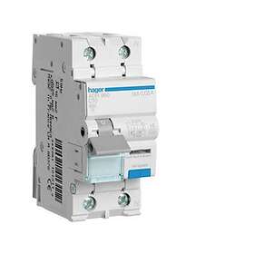 Hager Rcbo electronic rcd 1p+n 13a/c hi