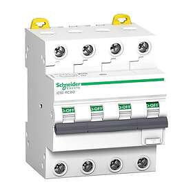 Schneider Electric Acti9 ic60 rcbo residual current circuit breaker with overcurrent protection 4p 32 a 30 ma type a c curve 6 ka 6000 a