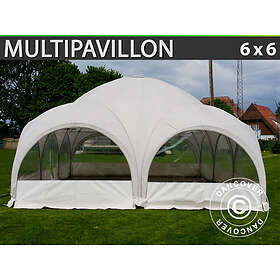 Dancover Kupoltält Multipavillon 6x6m, Vit