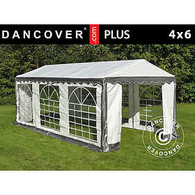 Dancover Partytält Festtält PLUS 4x6m PE, Grey/Vit