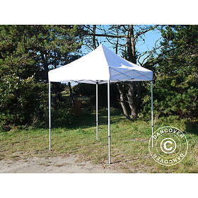 Dancover Snabbtält Depåtält Easy-up tält Eventtält Partytält FleXtents Basic v.2, 2x2m Vit