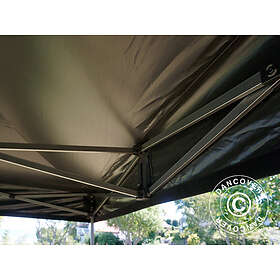 Dancover Snabbtält Depåtält Easy-up tält Eventtält Partytält FleXtents Basic v.3, 3x3m Svart