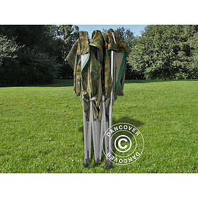 Dancover Snabbtält Depåtält Easy-up tält Eventtält Partytält FleXtents PRO 4x4m Kamouflage