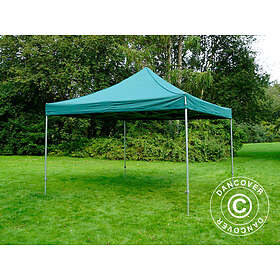 Dancover Snabbtält Depåtält Easy-up tält Eventtält Partytält FleXtents PRO 4x4m Grön