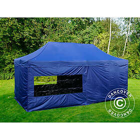 Dancover Snabbtält Depåtält Easy-up tält Eventtält Partytält FleXtents Xtreme 50 3x6m Mörkblå, inkl. 6 sidor