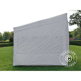 Dancover Snabbtält Depåtält Easy-up tält Eventtält Partytält FleXtents PRO Trapezo 2x3m Vit, inkl. 4 sidor