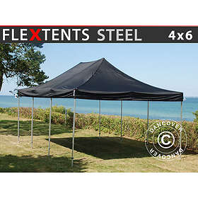 Dancover Snabbtält Depåtält Easy-up tält Eventtält Partytält FleXtents Steel 4x6