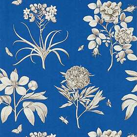 Sanderson Etchings & Roses French Blue DOSW217053