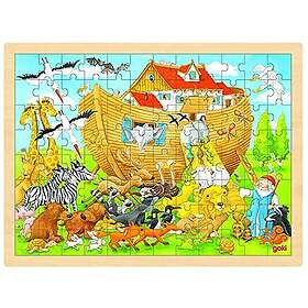 Goki Wooden Puzzle Noah's Ark 96pcs. Trä