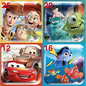 Educa Puzzle 12-16-20-25 Disney Pixar