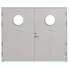Leksandsdörren Garageport Almo 24x21 V NCS S-1502-Y50R 2421VV22GRPO_LGrå