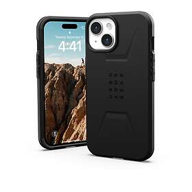 UAG Civilian Cover with MagSafe (iPhone 15) Svart