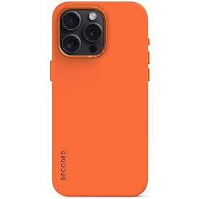 Decoded AntiMicrobial Silicone Back Cover (iPhone 15 Pro Max) Orange