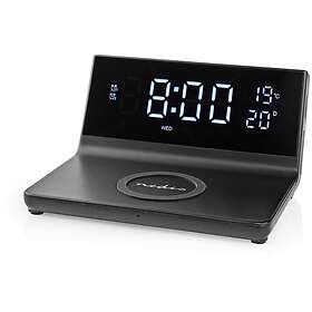 Nedis Multifunctional Alarm Clock Vit