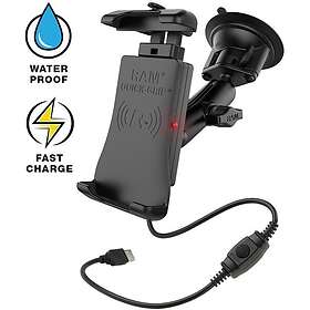 Waterproof RAM Mount Quick-Grip Wireless Charging Suction Cup