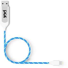 P.A.C. Visible Charging Lightning Cable Röd