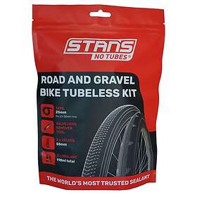 Gravel Stans No Tubes Road Tubeless Kit Svart