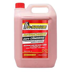 X-Sauce Anti Puncture Liquid 5l Röd