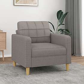 vidaXL Nojatuoli taupe 60 cm tyg 359082