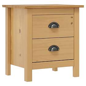 vidaXL Nattbord Hill 46x35x49,5 cm massiv furu 288903