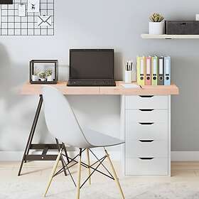 vidaXL Bordsskiva 120x50x6 cm obehandlad massiv ek 3156311
