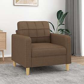 vidaXL Fåtölj brun 60 cm tyg 359078