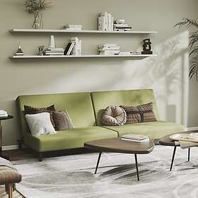 vidaXL Sovesofa 2-sæders ljusgrön sammet 337302