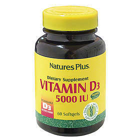 Nature's Plus Vitamin D3 5000IU 60 Capsules