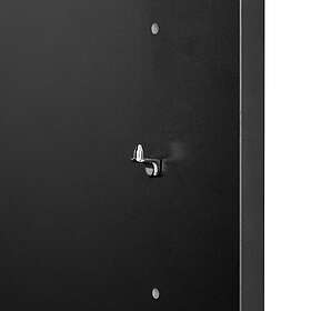 TecTake Bokhylla Lexi 3 hyllplan svart