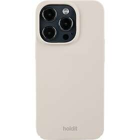 Holdit iPhone 15 Pro Slim Case Ljusbeige