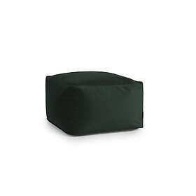 PuskuPusku Softbox Barcelona sittpuff fyrkantig sammet (Färg: Green)