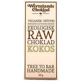 Wermlands Choklad Rawchoklad EKO, 50g, Kokos
