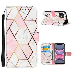 Trolsk Gold and Marble Wallet (iPhone 11) Rosa