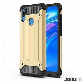 JollyFX Hybrid Armor Case Tufft Robust Skal till Huawei Y7 2019 Y7 Prime 2019 Gyllene