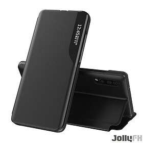 JollyFX Eco Läderfodral elegant fodral med bookcase med kickstand för Huawei P30 Pro Svart