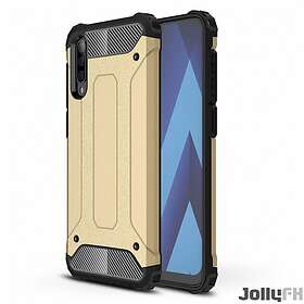 JollyFX Hybrid Armor Case Tufft Robust Skal till Samsung Galaxy A50 Gyllene